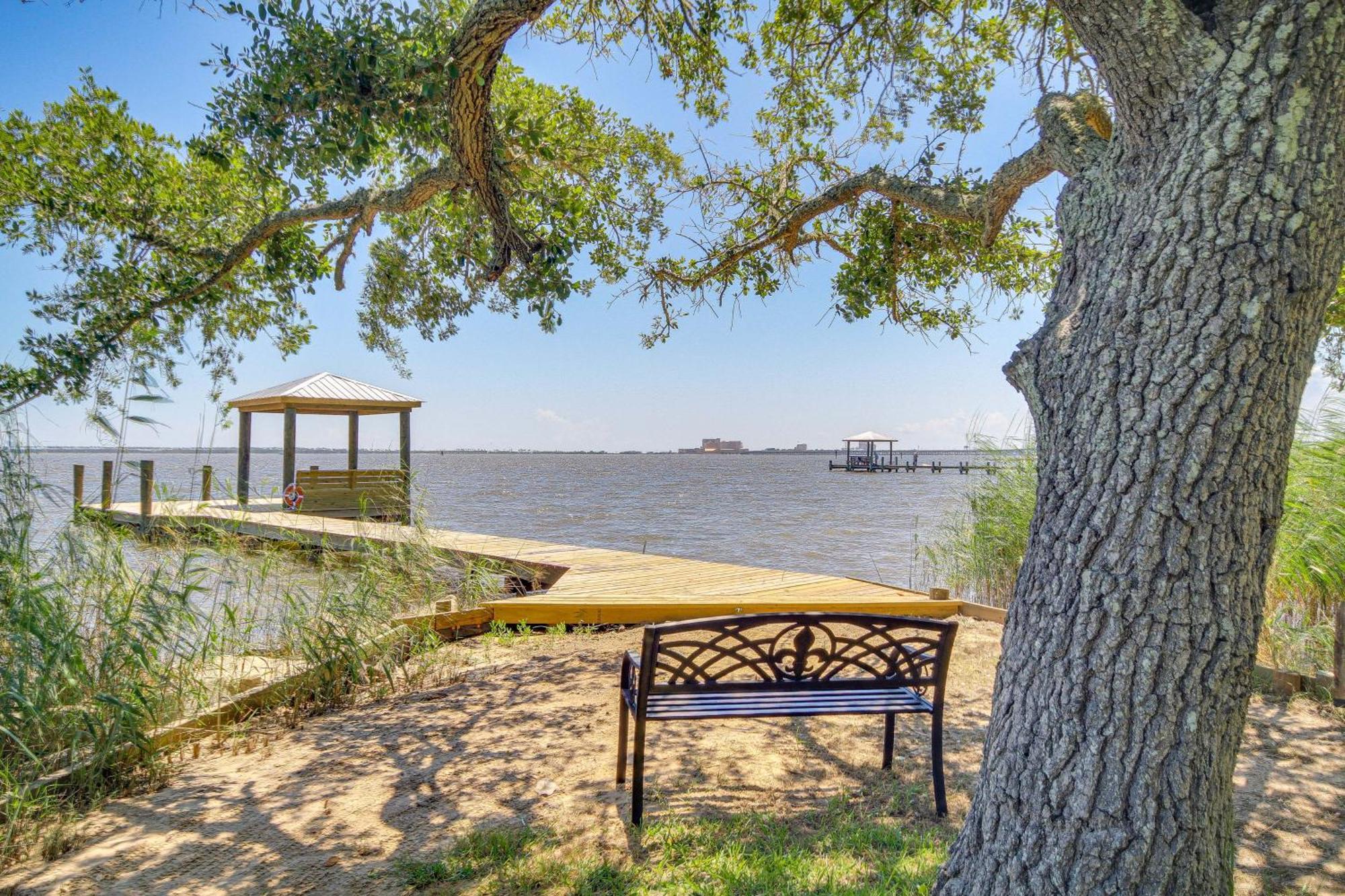 Historic Biloxi Bay Cottage With Beautiful View أوشن سبرينغز المظهر الخارجي الصورة